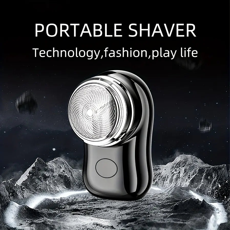 Men's Mini USB Rechargeable Electric Shaver and Trimmer